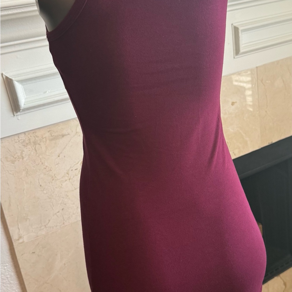 Bozzolo Strapless Dress in Rich Burgundy
